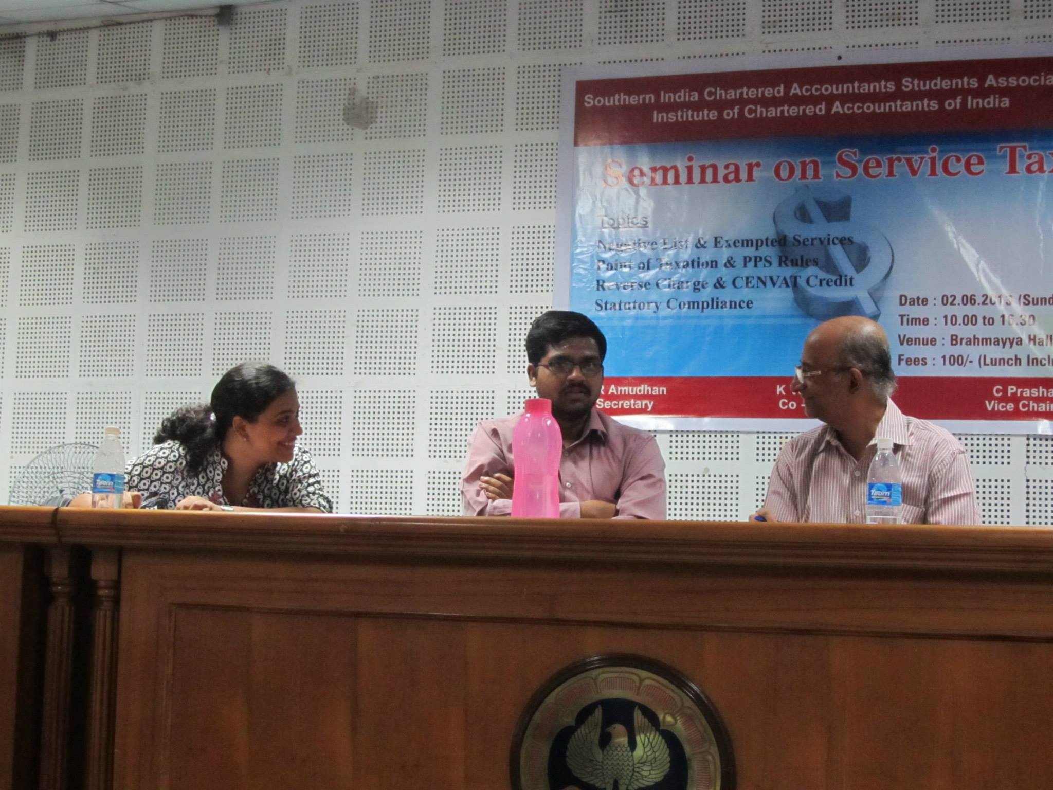 Addressing a Seminar in SIRC Chennai